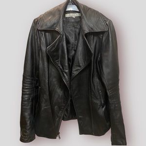 Real Leather Jacket, full zip Kenneth Cole